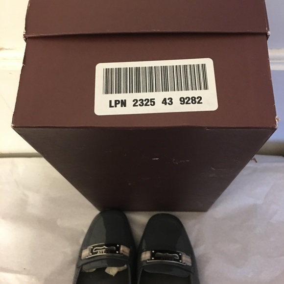 BALLY DOOMS/18 grey patent leather loafers - Picture 5 of 8